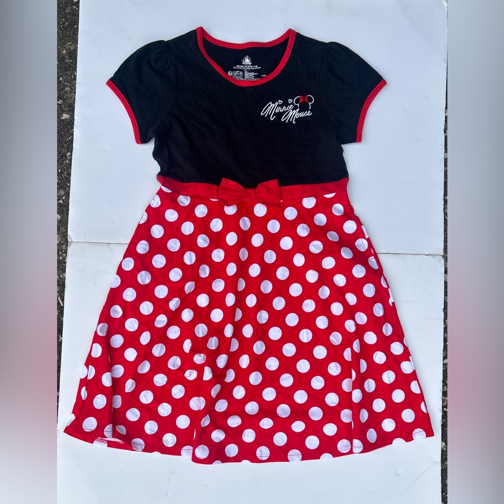 Disney Minnie Mouse Red and White Polka Dot Dress Costume